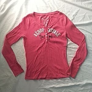 Aeropostale Pink Graphic Top.